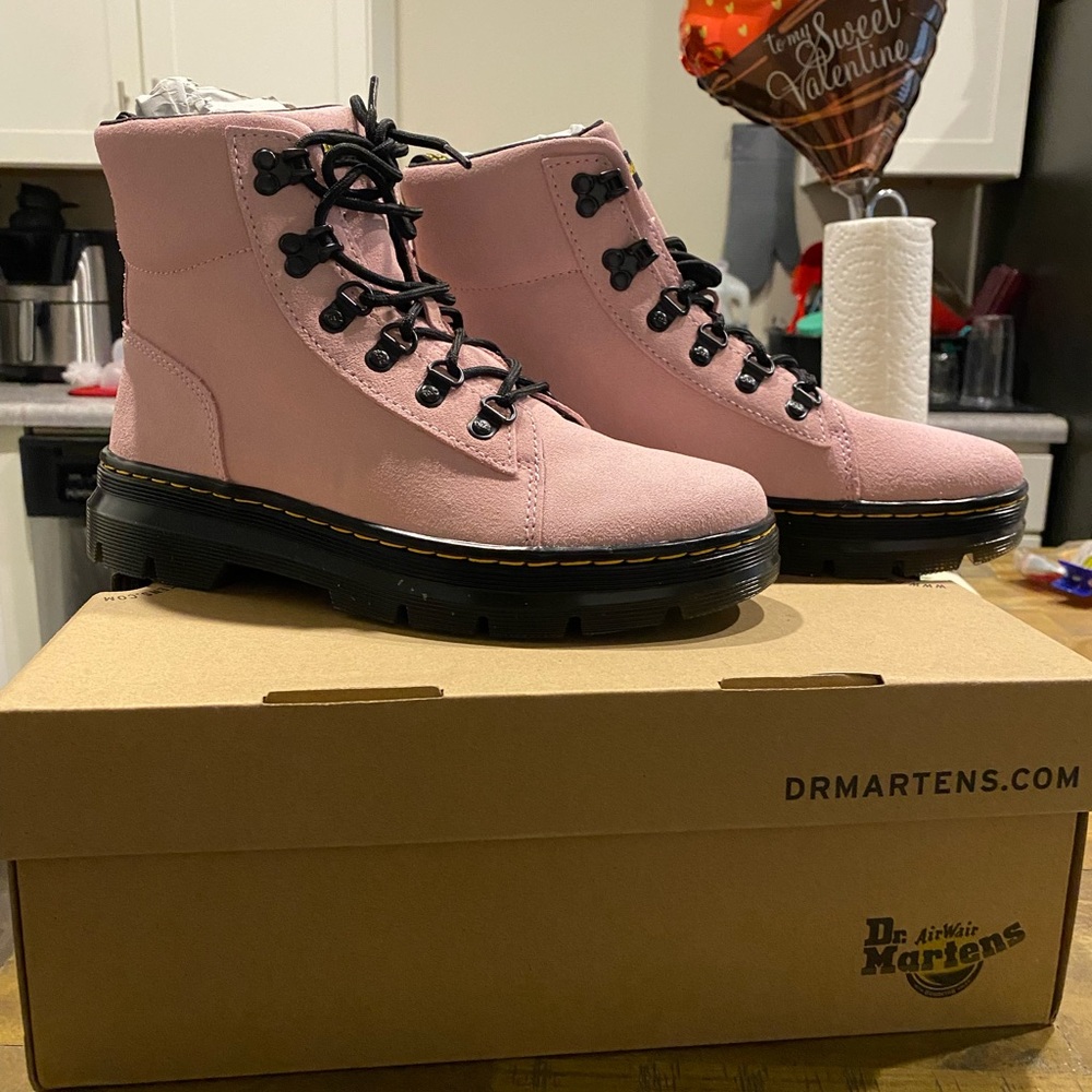 Brand new Dr. marten boots pink